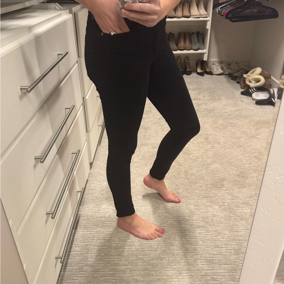 FRAME Women's Le High Skinny Black Jeans - Picture 7 of 10